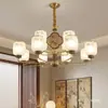 Estilo de lustre para sala de estar em madeira maciça, estilo chinês novo, inspirado no zen vintage, iluminação elegante em forma de galho para quarto, escritório e sala de jantar