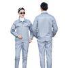 Traje de Otoño de Manga Larga para Trabajo, Resistente al Desgaste y a la Suciedad, Estampado y Bordado de Muestras, Ropa de Trabajo Reflectante Antiestática para Taller de Fábrica, Personalización