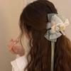 Pinza Agarradora Exquisita de Moño para la Parte Trasera de la Cabeza de Mujer, Pasador de Tira Super Hada, Nuevo Clip Grande de Tiburón Chinoiserie, Accesorios para el Cabello de Alta Gama