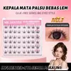Pestañas Postizas de Dibujos Animados de Seis Filas, Sin Pegamento, No Necesitan Quitarse, Autoadhesivas Estilo Natural de Racimos Individuales, Populares entre Grupos Femeninos, Superventas Transfronterizo