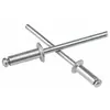 Remaches ciegos tipo abierto M2.4-M5 a granel, Remaches de cabeza redonda de aluminio y hierro Norma Nacional, Remaches ciegos de aluminio