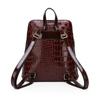 Mochila Feminina 2024 Novo Estilo Coreano Moda Padrão Crocodilo Mini Mochila Tendência de Rua Casual Bolsa de Viagem Tendência