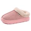 Sapatos de Algodão Femininos para Outono e Inverno, Novo Estilo com Lã Extra e Algodão Espesso, Populares para Uso Externo, Botas Curtas Quentes e Confortáveis, Pantufas de Algodão para Casa Slip-On