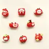 Accesorios de Arte para Uñas de Dibujos Animados de Manzana Roja Uñas Portátiles para Niños Pinzas para el Cabello Pendientes Hechos a Mano DIY Árbol Accesorios para Dedos Descompresión Cruz