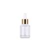 Shengyao Amazon Spot Botella de Esencia Transparente Marrón de 30 ml Botella de Vidrio con Gotero de Hombro Inclinado Sub-botella de Aceite Esencial