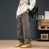 Pantalones cargo para hombre talla grande 150 kg, nuevos pantalones casuales de primavera y otoño, pantalones funcionales de paracaidista retro americano, pantalones jogger de corte holgado
