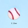 Grande resina esportes bola fundo plano patch de basquete de futebol acessórios de resina diy jóias criativas brincos acessórios