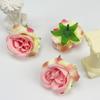 Cabezas de Flores de Rosa Pequeñas Simuladas Flores para Sombreros DIY, Boutonnières, Materiales Florales Hechos a Mano, Decoración de Bodas, Caja de Regalo, Flores Decorativas para Souvenir