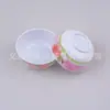 Melamina tazón pequeño plástico 3.5 pulgadas redondo pequeño tazón tazón para condimentos impresión de calcomanía tazón pequeño de florcitas tienda de un dólar tazón pequeño