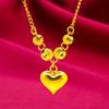 Joyería transfronteriza al por mayor para mujer de oro arena de Vietnam, pulsera de amor, collar al por mayor, conjunto de amor
