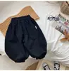 Calças Casuais Infantis de Primavera e Outono para Meninos e Meninas, Calças Lanternas Estilo Coreano da Moda, Calças Harem Modernas para Crianças