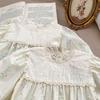 Mameluco para Bebé Primavera y Otoño 2025 Estilo Pastoral Estampado Floral Pequeño Mameluco de Manga Larga para Bebé Niña de Un Año Ropa para Gatear