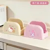 Suporte para tampas de panela Sanrio, suporte multifuncional para tampas de panela na bancada, M tábua de corte, espátula, suporte de armazenamento para tampas de panela com drenagem