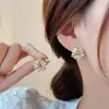 Pendientes Sencillos y Modernos Estilo Coreano Diseño de Nicho Pendientes de Botón Estilo Dulce de Dama Pendientes Elegantes de Gama Alta Exquisitos