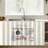 Cortina Cubierta para Gabinete de Cocina, Cinta Mágica Autoadhesiva Sin Taladro para Cubierta de Zapatero y Armario, Cortina Protectora Solar y a Prueba de Polvo al por Mayor