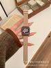 Correa de Reloj Retro de Cuero con Patrón de Waffle Adecuada para Apple iWatch Generación 11 10/987Ultrase