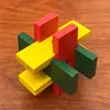 Bloque Kongming de Colores Juguetes de Inteligencia Bola Luban Bloque Kongming Estudiantes Adultos Juguetes de Madera Bola Luban