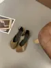 Nuevas Sandalias de Verano 2025 para Mujer, Punta Cuadrada con Media Punta Cerrada, Zapatos Planos de Verano, Estilo Hada, Tiras de Una Sola Línea, Suelas Planas Altas