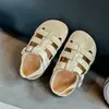 Sandalias para Niños Punta Bebé Verano 2025 Nuevas Sandalias Birkenstocks para Niños Niña Elegantes Vintage Zapatos Romanos