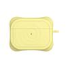 Adecuado para AirPods 2/3ª generación, funda protectora de color sólido para auriculares Bluetooth, funda ondulada de silicona líquida para auriculares