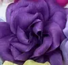 Tela rayada de textura fina tipo flash de 15 cm dalia tridimensional vestido de novia accesorios para el cabello DIY pinza de sujeción accesorios al por mayor