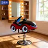 Novo Corte de Cabelo Infantil Tubarão Assento de Carro Barbearia Salão de Cabeleireiro Crianças Brinquedo de Desenho Animado Musical Elétrico