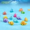 Pez de dibujos animados DIY paisaje en miniatura decoración de acuario, llavero de pez pequeño creativo, figura de plástico, artículo de manualidad