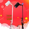 Foco Led para Vitrina Spotlight de Brazo Largo Pinza Boca de Tigre Foco de Riel 35W para Tienda Boda Uso Comercial Montaje Superficial