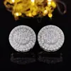 Aretes de Zirconia con un Toque de Lujo Ligero y de Alta Gama, Aretes Elegantes para Exportación, Disponibles para Dropshipping como Regalo para Novia E5676