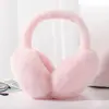 Orejeras Cálidas de Invierno para Mujer, Calentadores de Orejas Lindos, Orejeras de Felpa Plegables para Niñas Estudiantes, Protección para los Oídos para Ciclismo, Anticongelante