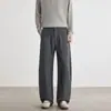Pantalones casuales rectos ligeramente maduros para hombre, nuevo estilo otoño e invierno, simples y versátiles, ligeramente holgados, con una caída cómoda, fáciles de mantener, adecuados para ir al trabajo