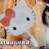 Hola hellokitty Hello Kitty Pegatina Espejo de Diamante Hecho a Mano DIY Espejo de Maquillaje Regalo de Cumpleaños Niñas Navidad