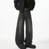 Jeans Vintage Lavados Urbanos de Moda Nuevos para Hombre de Verano, Pantalones Largos de Moda Retro Artísticos Estilo Hong Kong