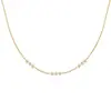 Venta Caliente Transfronteriza Estilo Coreano S925 Plata Estrella Mar Diamante Accesorios Cadena para Clavícula Mujeres Nicho Lujo Ligero Collar de Gama Alta