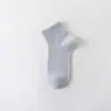 Calcetines para Mujer Primavera y Verano Calcetines Finos de Media Pantorrilla Color Puro Algodón Puro Sin Costuras Anti-Pilling Antibacterianos y Desodorantes Calcetines Cortos de Algodón Venta al por Mayor