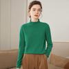Suéter de Cachemira Listo para Usar de Primera Línea para Mujer Cuello Alto Rizado Suéter de Otoño e Invierno Camisa Base Efecto Adelgazante Top Cálido Nuevo Estilo Otoño e Invierno