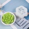Molde de Silicona de Cactus Suculento Simulado Molde para Pastel Fondant Chocolate Molde de Silicona para Vela de Aromaterapia Yeso