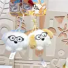 Estilo Nuevo Tira de Mí Cola que se Mueve Peluche Juguete Muñeca Colgante Divertido Descompresión Llavero Muñeca Muñeca Colgante Pequeño