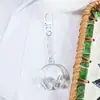 Pingente de fone de ouvido em acrílico, laca de cor sólida galvanizada transparente, corrente de celular estilo ins, chaveiro de bolsa, acessório DIY atacado