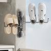 Estante para Secar Zapatos con Ventosa para Balcón Sin Taladro Estante para Pantuflas de Baño Doméstico Estante Giratorio Artefacto para Secar Zapatos
