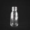 Spot 60ml garrafa de vidro transparente 2oz bebida suco líquido oral garrafa reagente químico garrafa resistente à corrosão tampa anti-roubo