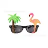 Gafas de Fiesta en la Playa de Hawái Gafas de Fiesta de Flamenco Rosa Gafas de Sol de Piña Gafas Divertidas de Margarita