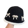 Chapéu Estilo Coreano Infantil Outono e Inverno Chapéu de Pescador Moderno para Meninos e Meninas Versátil Casual Chapéu Balde de Coelho para Bebê Tendência de Inverno
