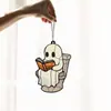 Atrapasol Halloween Nuevo Producto Transfronterizo Fantasma Lindo Acrílico Fantasma 2D Decoración Colgante para Ventana de Jardín Decoración del Hogar