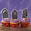 Nuevo Adorno para Pastel de Halloween Inserto de Lápida Tema de Fiesta Inserto para Pastel Decoración de Halloween Inserto Pequeño