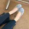 Zapatos bajos de estilo francés con lazo para mujer, nuevos mocasines de suela blanda para primavera y otoño 2026 para combinar con faldas, zapatos planos estilo hada