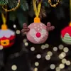 Otoño e Invierno 2026 Nuevos Productos Transfronterizos Adornos de Bola de Navidad Adornos Colgantes Tejidos a Mano Pura Decoración de Árbol de Navidad para Fiesta