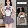 Ropa Interior Sexy Crujiente Nocturna Estilo Puro Deseo Atuendo Sexy Ropa Apasionada Jk Conjunto Uniforme Sin Tiras para Mujer Conjunto Tentación 3010