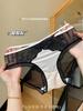 Nuevo Estilo Ligero Encaje Perlado Sexy Ropa Interior Hueca Cinta Cruzada Tacto Suave Sal Dulce Muestra la Cintura