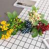 Origem fonte americano tiro adereços falso mirtilo ramo fruta decoração de mesa simulação único Happy Berry